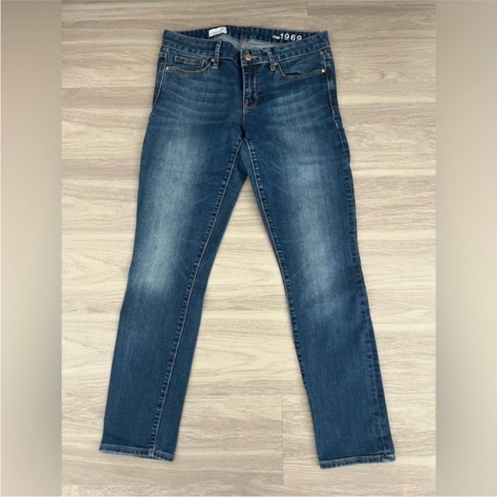 GAP Always Skinny Jeans Women’s Size 29R Medium Wash Stretch Blue Denim Mid Rise